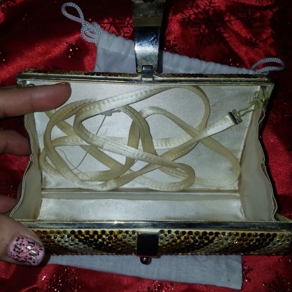 Beautiful evening sparkly clutch purse - Picture 5 of 6